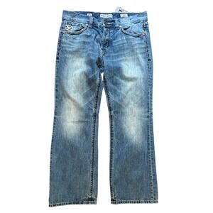 Mek Denim Bootcut Jeans Mens Blue Good Steinbach MISTEIB4R SIZE 36x32